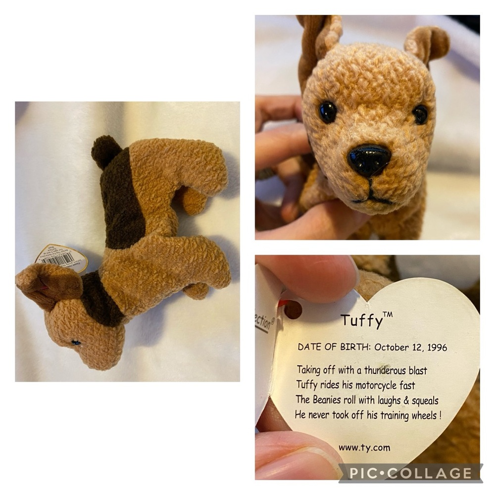 Set of 5 Beanie Babies from 1996 and 1997 with original hang tags - Picture 3 of 10